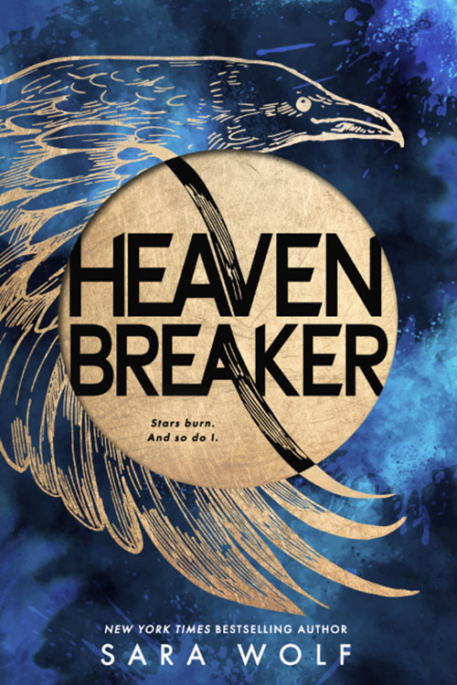 Heavenbreaker by Sara Wolf flat book cover